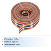 MECCANIXITY 1 Pcs 14 Pin Flat Rainbow Ribbon Cable 6.6
