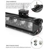 SUFEMOTEC 6D Lens 27 Inch 120W Single Row LED Light
