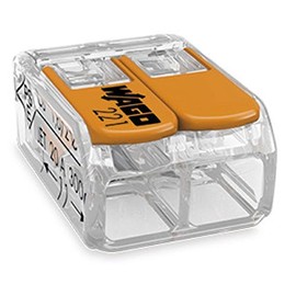 WAGO 221 Compact Connection Terminal with Actuation Levers Optional 2/3/5-Conductor Terminal