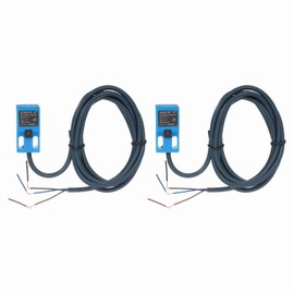 MECCANIXITY 2Pcs SN04-N2 Inductive Proximity Sensor, DC 6-36V 300mA NPN NC Normally Close Detection Approach Proximity Switch Detector 4mm 3 Wire for Industrial Automation,Blue