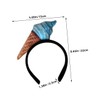TOVINANNA 2pcs Cute Ice Cream Headbands for Women Fun Hair