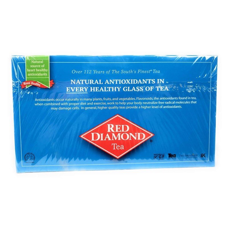 Red Diamond All Natural Iced Tea Bags Gallon Size, 12