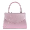 Faux Leather Plain Tote Style Top Handle Bridal Prom Wedding