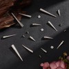 GORGECRAFT 40 Sets 4 Sizes 20-54mm Cone Punk Spike Studs
