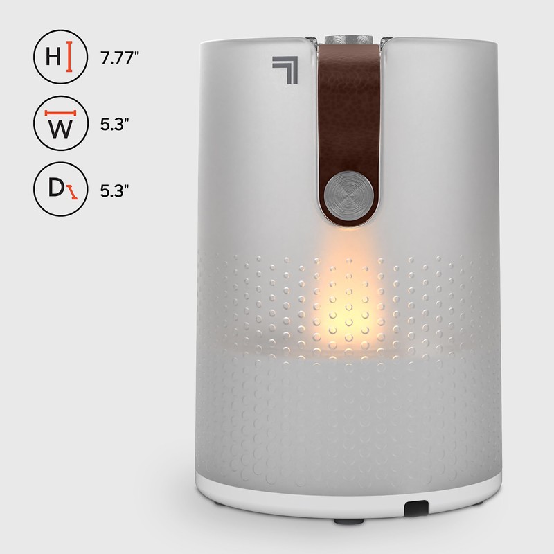Sharper Image VOTIV 4 Ultrasonic Humidifier with Flameless Candlelight, Touch