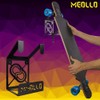 MEOLLO Longboard rack wall mount (100% Steel) (white)