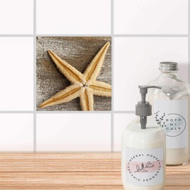 Creatisto Tile Film for Kitchen and Bathroom, Tile Sticker Removable, Beautify Tiles, Stick-On Tiles for Bathroom and Kitchen Tiles, Design: Space Traveller