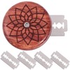 DOITOOL Bread Lame Cutter,Wooden Bread Bakers Lame Slashing Tool with