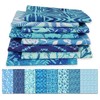 Soimoi 8 Pc Fat Quarter Bundle, Asian Batik Print 18"x
