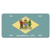 GRAPHICS & MORE Delaware State Flag Novelty Metal Vanity License
