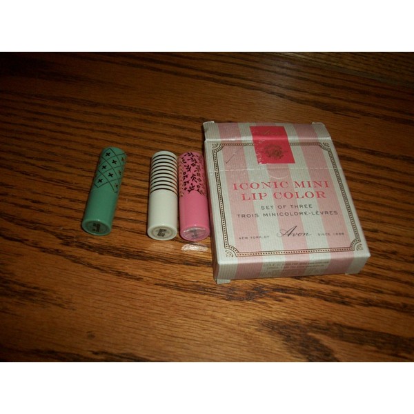 AVON Iconic Mini Lip Color ~ Set of 3 ~