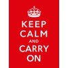 Keep Calm Carry On British War Poster 11x17 Master Print