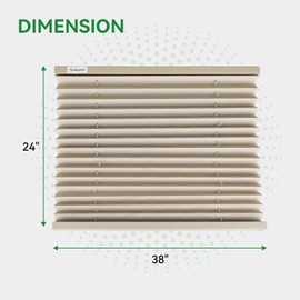 RVINGPRO RV Blinds for Camper Windows, Camper Replacement Blinds, Privacy Protection, RV Window Shades for RV, Camper, Travel Trailer, Grey (38" W x 24" L)