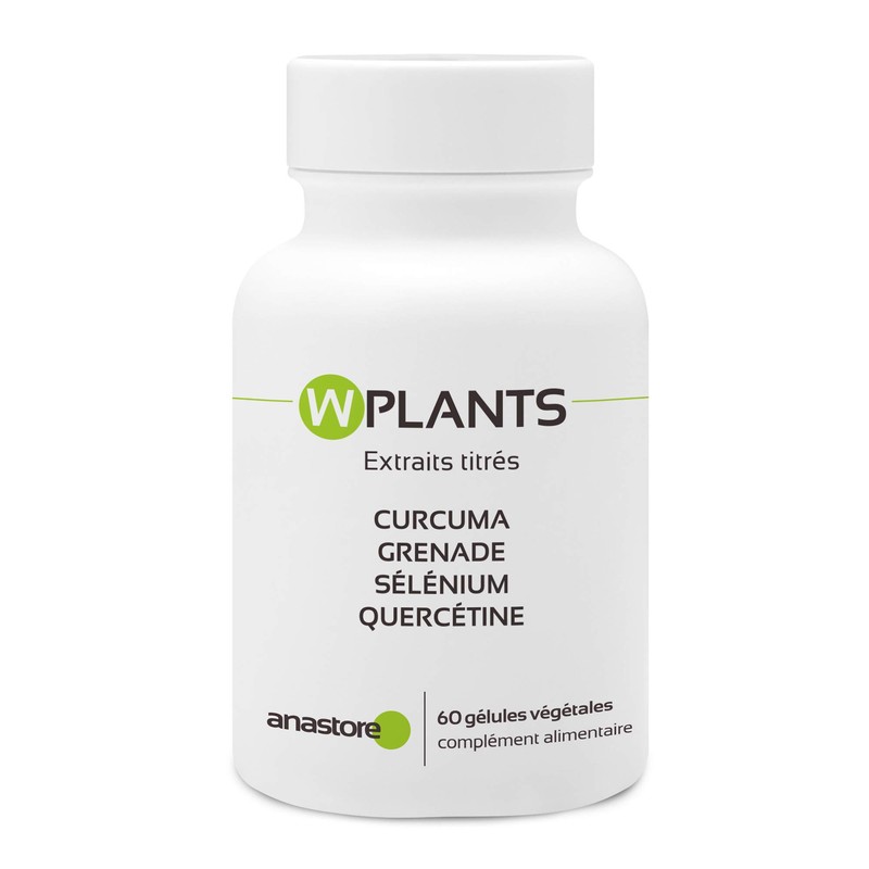 WPLANTS Complex Antioxidants High Dose Extracts of Turmeric, Pomegranate, Japanese