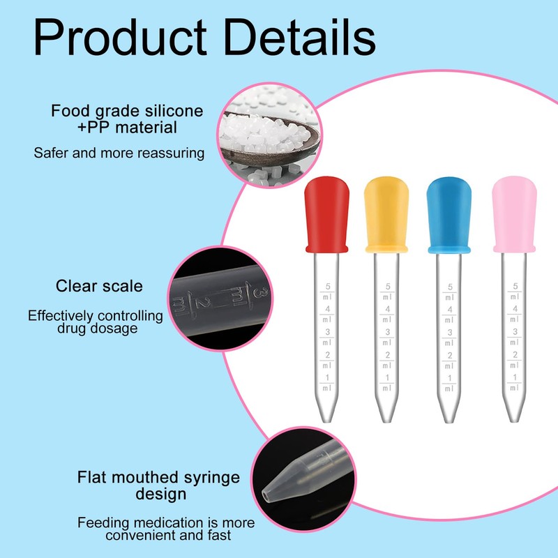 Neoreser Pack of 4 Pipette, Pipette 5 ml and 2
