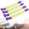 KIMISS Wheel Link Straps,4 pcs Alloy Wheel Bridging Security Link