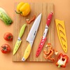 VITUER Chef Knife, 3PCS Kitchen Knife, Multicolor Stainless Steel Sharp