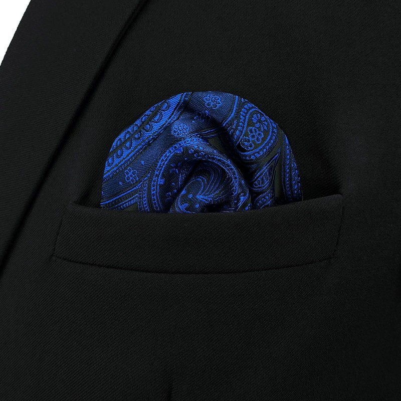 [S&W SHLAX&WING] Paisley Pocket Square Men's Suit XL Large for