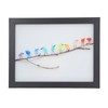 Photo Frame Black Decorative Rugged Multifunctional Sea Glass Birds Picture