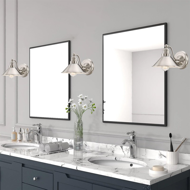 Kira Home Welton 11" Modern Farmhouse Vanity Light with Funnel