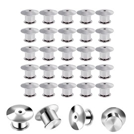 25*Pieces Metal Clasp and Fasteners Metal pin Backs pin Backs Locking Clasp Locking pin Keeper