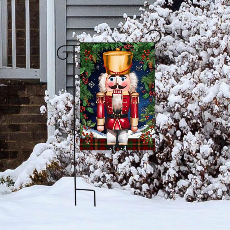 Briarwood Lane Wooden Nutcracker Garden Flag
