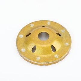 JOVANT Diamond Concrete Grinding Wheel, 5/8" Arbor, 3.5" Grinding Wheel for Polishing and Cleaning Stone Concrete Surface/Cement/Marble/Rock/Granite, Angle Grinder Wheels Cup