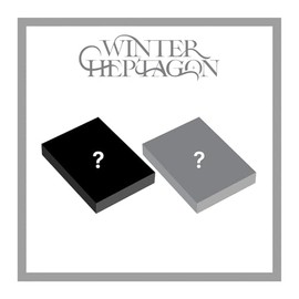 Generic GOT7 Winter Heptagon 13th Mini Album Set (WINTER+HEPTAGON) - Black, 1x1x2 inches - Photobook