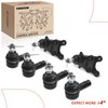 A-Premium Set of 6, Front Lower Ball Joint, Inner Outer