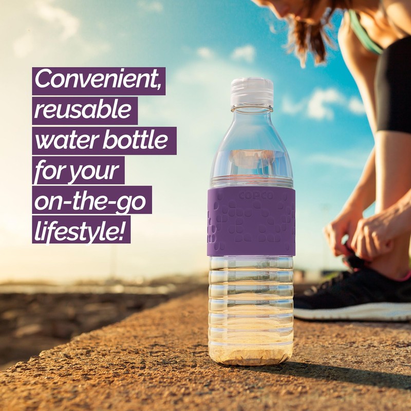 Copco Hydra Water Bottle with Spill-Resistant Lid, 16.9 oz -