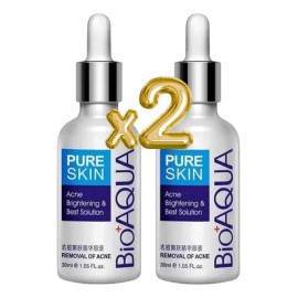 Serum Facial Pure Skin Retira Acné Y Espinillas 2pz Full                                                                                              