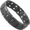 LUXAR Men's Titanium Magnetic Linked Bracelet | Double Magnet Strength