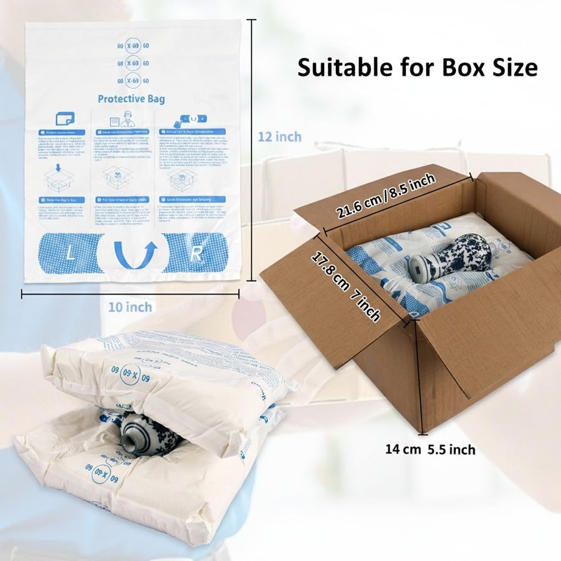4 pcs 10"x12" Expanding Packing Foam,Expanding Foam Packaging for Electronics,