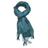 Gelante Plain Soft Pashmina Shawl Wrap Scarf Solid Colors. (Teal)