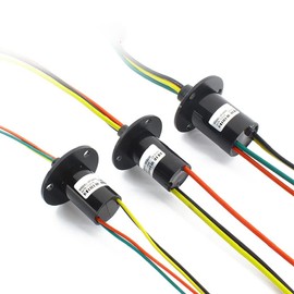 QL-LINRUN Slip Ring Electrical Slip Ring Motor Slip Ring Rotating Connector Slip Ring Electrical Connector Slip Ring Connector 3 Wires 10A Diameter 22mm