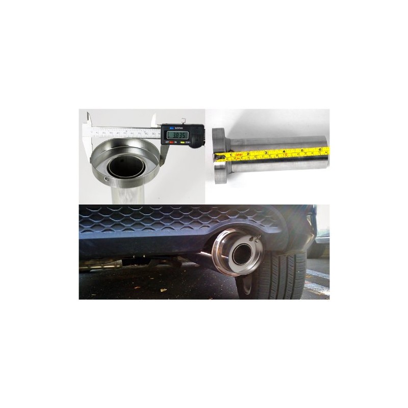 Spec-D 4 Inch Tip Silencer For N1 Muffler