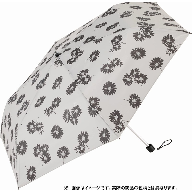 Miyajima 18600 Folding Umbrella, 19.7 inches (50 cm), Black with
