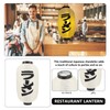 SHERCHPRY 3pcs Japanese Lantern Restaurant Lantern Japanese Hanging Lantern Silk