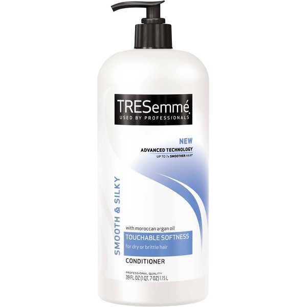 TRESemme Smooth And Silky Conditioner With Pump, 39 Ounce