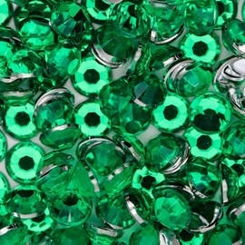 Acrylic Rhinestone Large Capacity Set (1.5mm Green) Nail Stone Resin