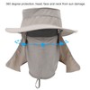 Fishing Hat Nylon Breathable Sun Protection Caps with Neck Flap