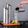 50oz/1.5L Stainless Steel Water Pitcher with Spout Guard, Food Grade