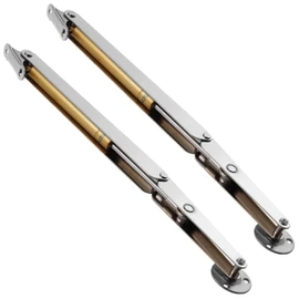250N Heavy Duty Soft Close Lid Supports Hinge, Chest Hinges for Wooden Box Automatic Slow Lowering Safety Pneumatic Lid Lifters Gas Springs for Toy Boxes Cabinets