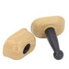 Door Stopper Non Magnetic No Drilling Windproof Wood Grain Invisible