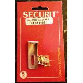 SEC HASP+Staple Brass 50MM S1462