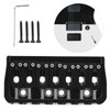 Electric Guitar Bridge 7 Strings GA891 Fixed Musical Accessories Black