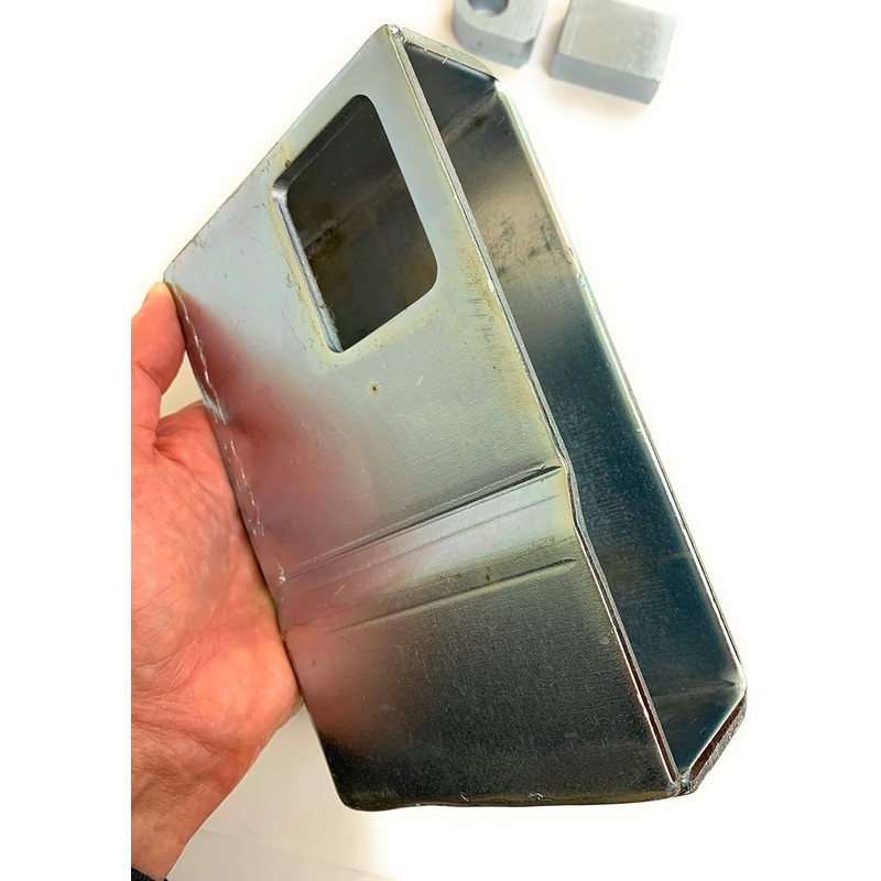 Weld on Shipping Container Lockbox with Keyed Padlock - Storage