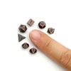 Haxtec Mini Dice Set Tiny Small Metal DND Dice Set