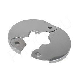 PROCURU 4-Pack 3/4-Inch CTS (7/8" OD) E3757 Hinged Split Escutcheons, Chrome Pipe Cover Plates with Screws, for 3/4" Copper, PEX Pipe