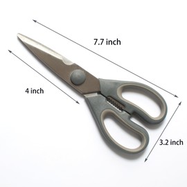 YJSStriving Kitchen Scissors Heavy Duty Kitchen Shears Dishwasher Safe Food Scissors All Purpose Kitchen Scissors Come Apart Sharp Cooking Scissors for Meat Vegetable Fish Cutting